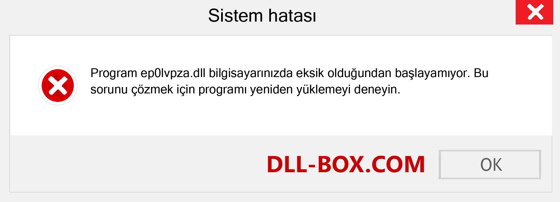 ep0lvpza.dll dosyası eksik mi? Windows 7, 8, 10 için İndirin - Windows'ta ep0lvpza dll Eksik Hatasını Düzeltin, fotoğraflar, resimler